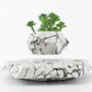 Levitating Plant Pot Marble Color Floating Planter Magnetic Levitation Bonsai Pot Office Home Decoration Kids Birthday Gift Home Decor