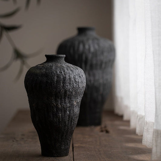 Handmade Ceramic Vase Silent Zen Decorations - Deribla Store