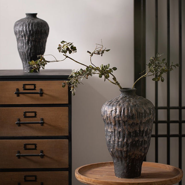 Handmade Ceramic Vase Silent Zen Decorations - Deribla Store