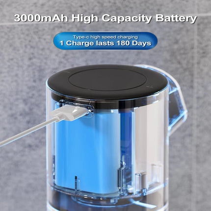 Hot Automatic Foaming Soap Dispenser Touchless HD LED Time And Temperature Display 5 - Level Adjustable IPX6 11Oz/320Ml - Deribla Store