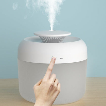 Large Capacity USB Ultrasonic Air Humidifiers 7 Color LED Lamp Aroma Home Office Car Mist Aroma Diffusers - Deribla Store