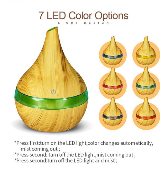 LED Essential Oil Diffuser - Deribla Store