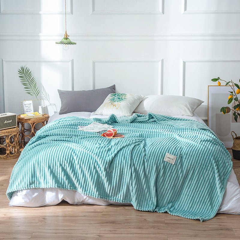 Luxury Flannel Bed Sheets - Ultra Soft Solid Color Blanket - Deribla Store