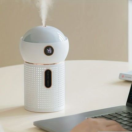 New Projection Night Light Air Humidifier Aroma Diffuser USB Rechargeable Essential Oil Diffusers Moisturizing Spray Steam Maker - Deribla Store