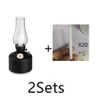 Retro Kerosene Light Humidifier Time Light Humidifier Essential Oil Diffuser Light Adjustable Night Light Humidifiers - Deribla Store