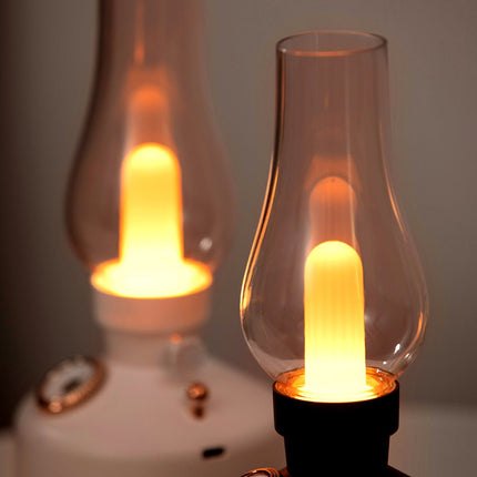 Retro Kerosene Light Humidifier Time Light Humidifier Essential Oil Diffuser Light Adjustable Night Light Humidifiers - Deribla Store