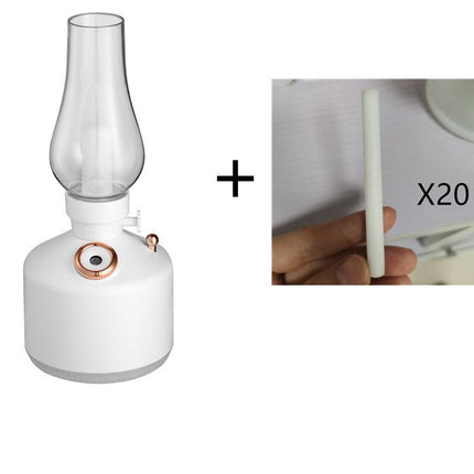 Retro Kerosene Light Humidifier Time Light Humidifier Essential Oil Diffuser Light Adjustable Night Light Humidifiers - Deribla Store