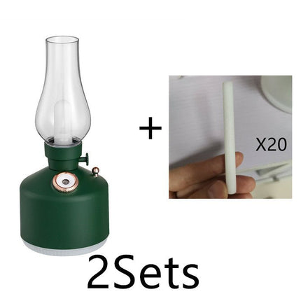 Retro Kerosene Light Humidifier Time Light Humidifier Essential Oil Diffuser Light Adjustable Night Light Humidifiers - Deribla Store