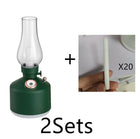 Retro Kerosene Light Humidifier Time Light Humidifier Essential Oil Diffuser Light Adjustable Night Light Humidifiers - Deribla Store