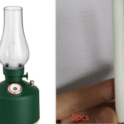 Retro Kerosene Light Humidifier Time Light Humidifier Essential Oil Diffuser Light Adjustable Night Light Humidifiers - Deribla Store