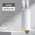 Small Humidifiers 500ml Desk Humidifier Night Light Function Quiet Operation Electric Aroma Diffuser Air Car Humidifier - Deribla Store