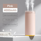 Small Humidifiers 500ml Desk Humidifier Night Light Function Quiet Operation Electric Aroma Diffuser Air Car Humidifier - Deribla Store