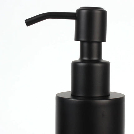 Wall Mounted Soap and Lotion Dispenser Stainless Steel Black Tower Shampoo Dispensers Pump Bottle Bathroom Accessories - Deribla Store