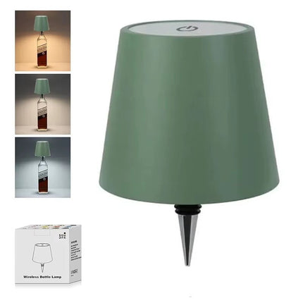 Wireless Wine Bottle Lamp Type - C Charging Touch Control Wine Bottle Light Dimming LED Table Lamp Cafe Bar Atmosphere Night Light - Deribla Store