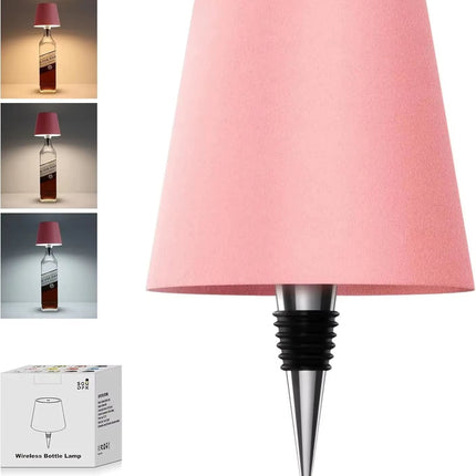 Wireless Wine Bottle Lamp Type - C Charging Touch Control Wine Bottle Light Dimming LED Table Lamp Cafe Bar Atmosphere Night Light - Deribla Store