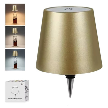 Wireless Wine Bottle Lamp Type - C Charging Touch Control Wine Bottle Light Dimming LED Table Lamp Cafe Bar Atmosphere Night Light - Deribla Store